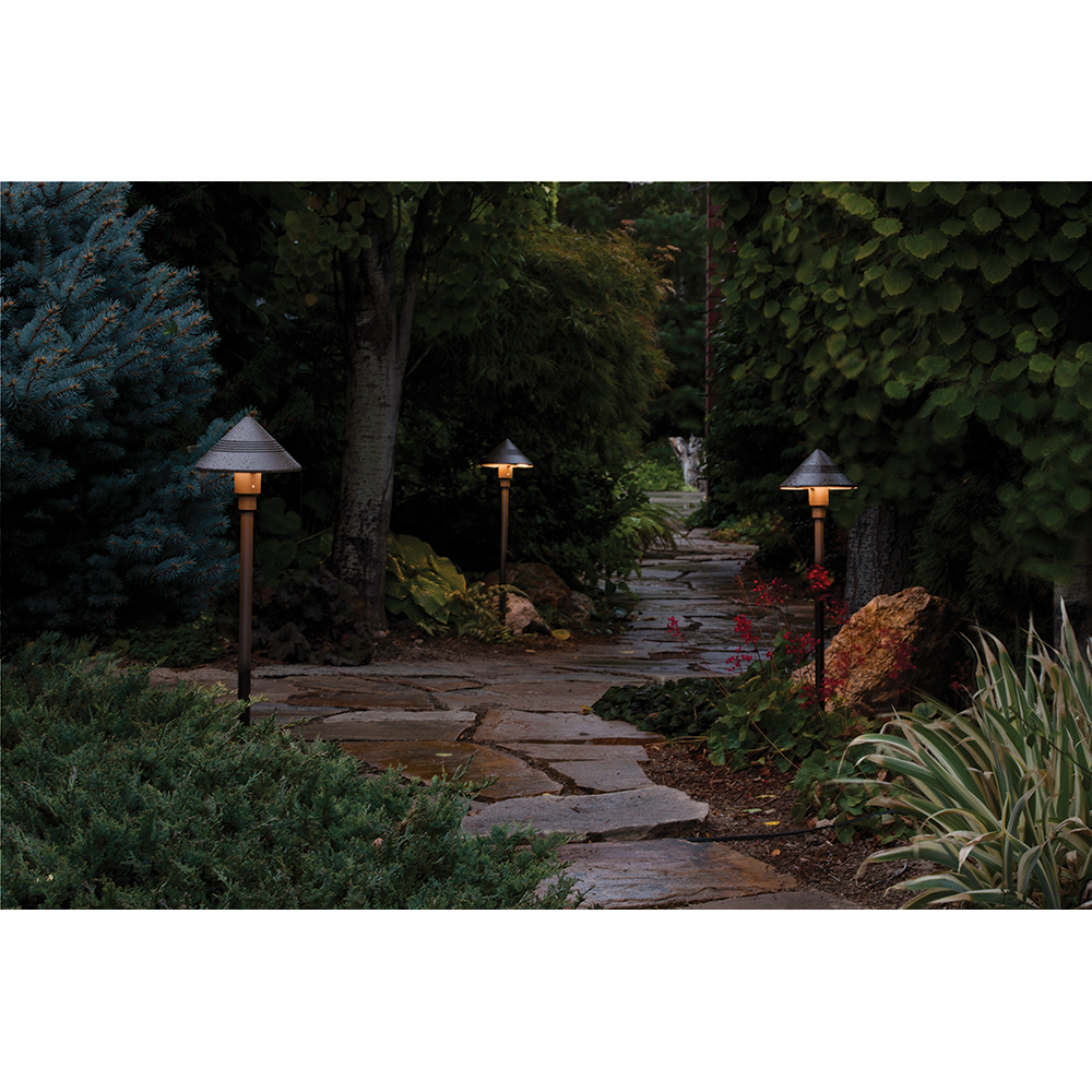 Path Lighting Hydrorain, Wallace Landscaping Midland Mississippi